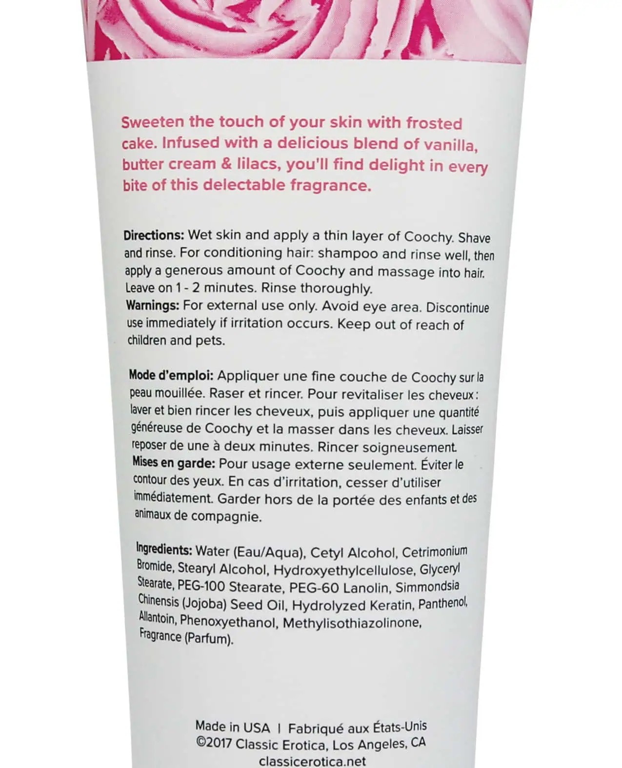 COOCHY Shave Cream - 12.5 oz Frosted Cake - Image 3