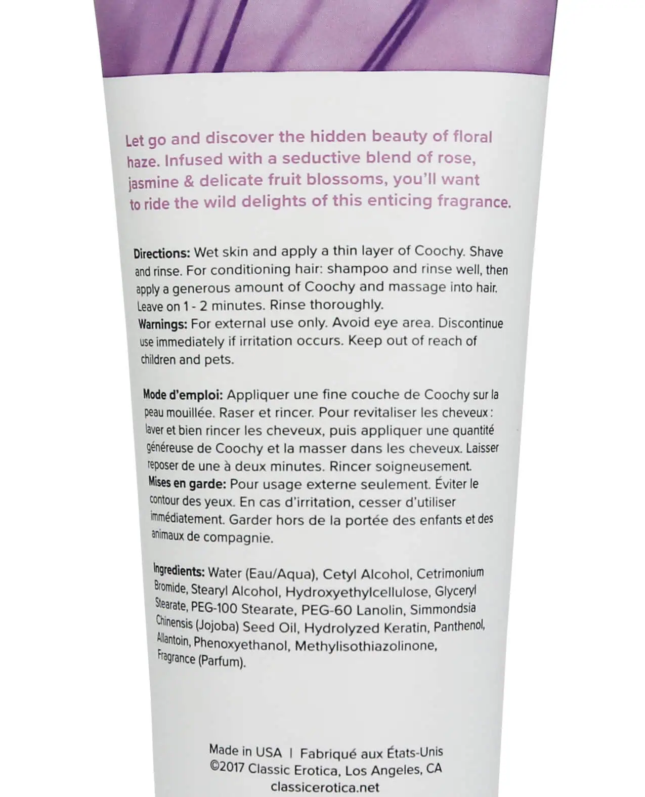 COOCHY Shave Cream - 12.5 oz Floral Haze - Image 3