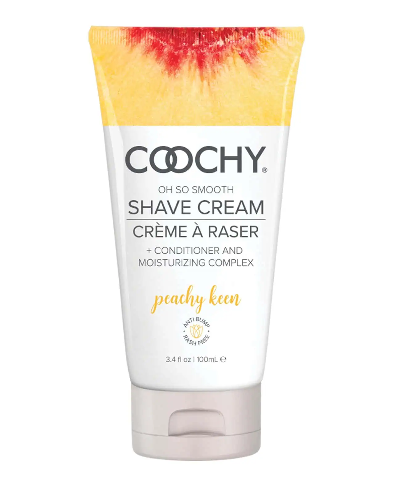 COOCHY Shave Cream - 3.4 oz Peachy Keen - Image 2