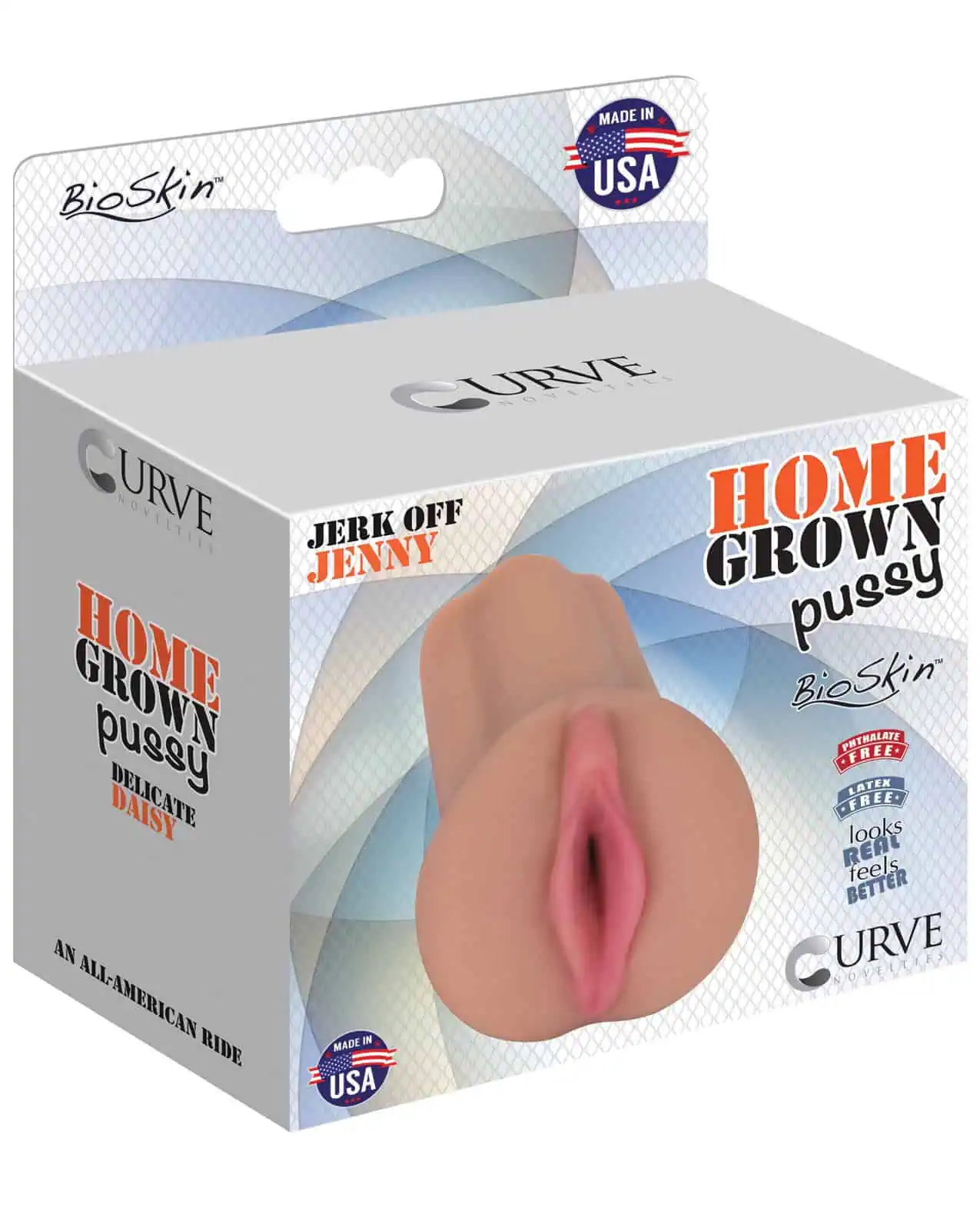 Curve Novelties Home Grown BioSkin Jerk Off Jenny - Latte - Featured Image