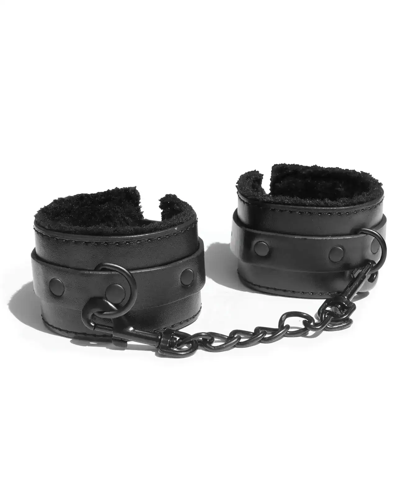 Sex & Mischief Shadow Fur Handcuffs - Image 2