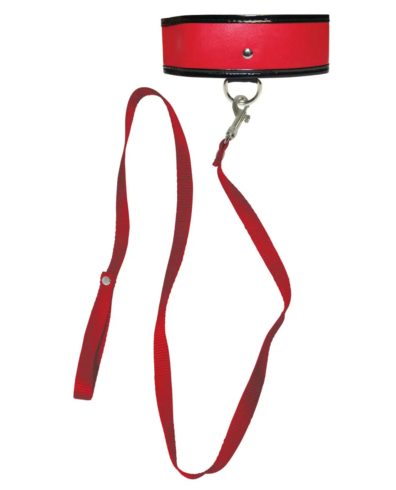 Sex & Mischief Leash & Collar - Red - Image 2