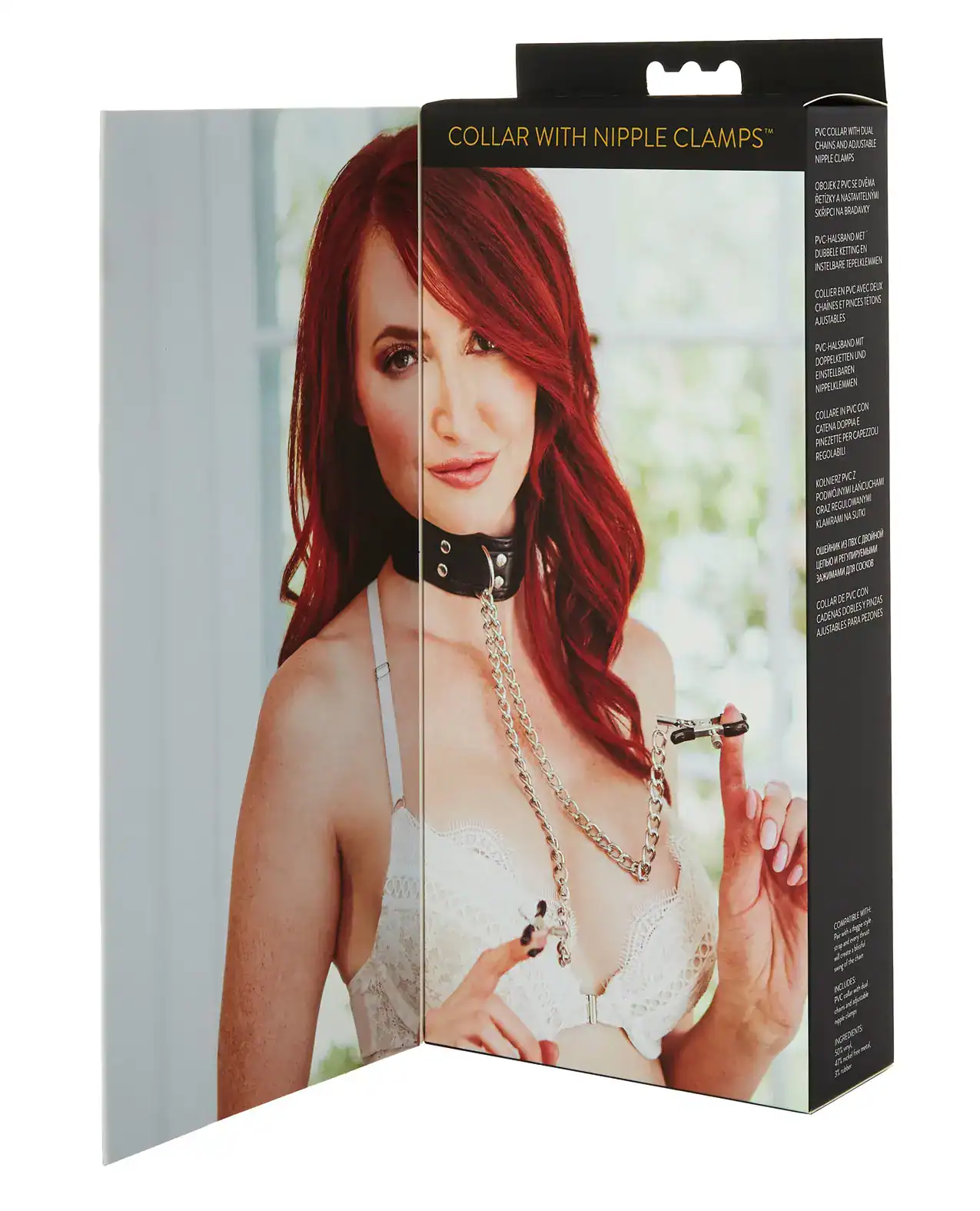 Sex & Mischief Nipple Clamps w/Collar - Image 4