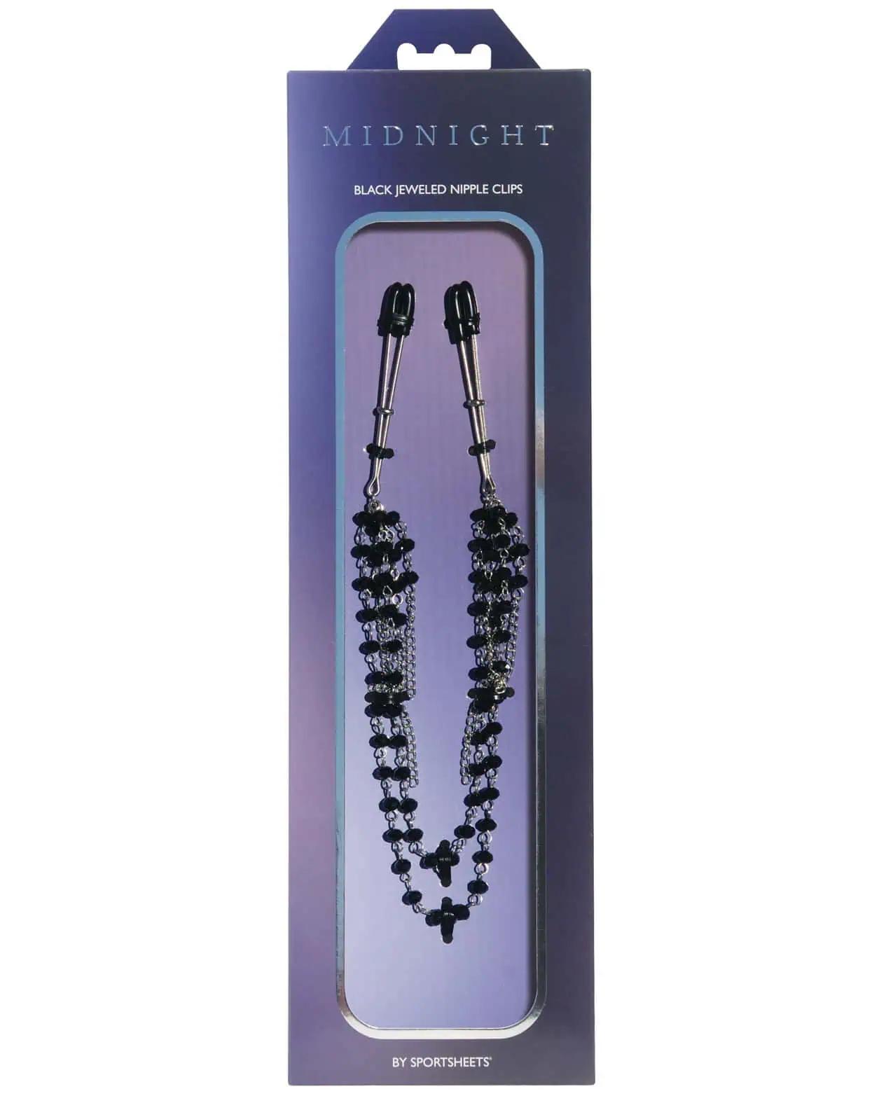 Sincerely Black Jeweled Nipple Clips - Featured Image