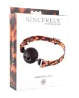 Sincerely Amber Ball Gag - Image 3