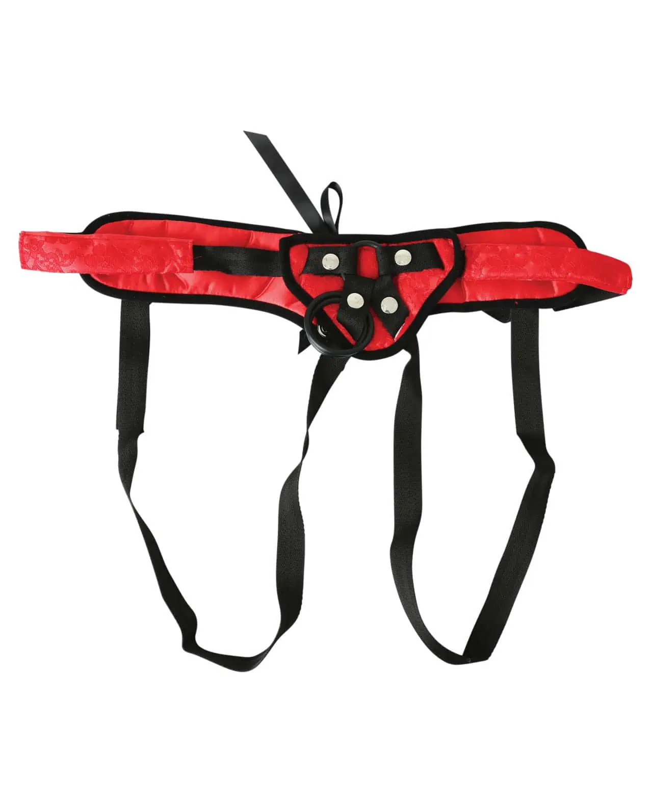 Sportsheets Lace Strap On Corsette - Red - Image 4