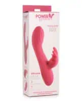 Curve Novelties Power Bunnies Huggers 10x Silicone Rabbit Vibrator - Pink - Image 1
