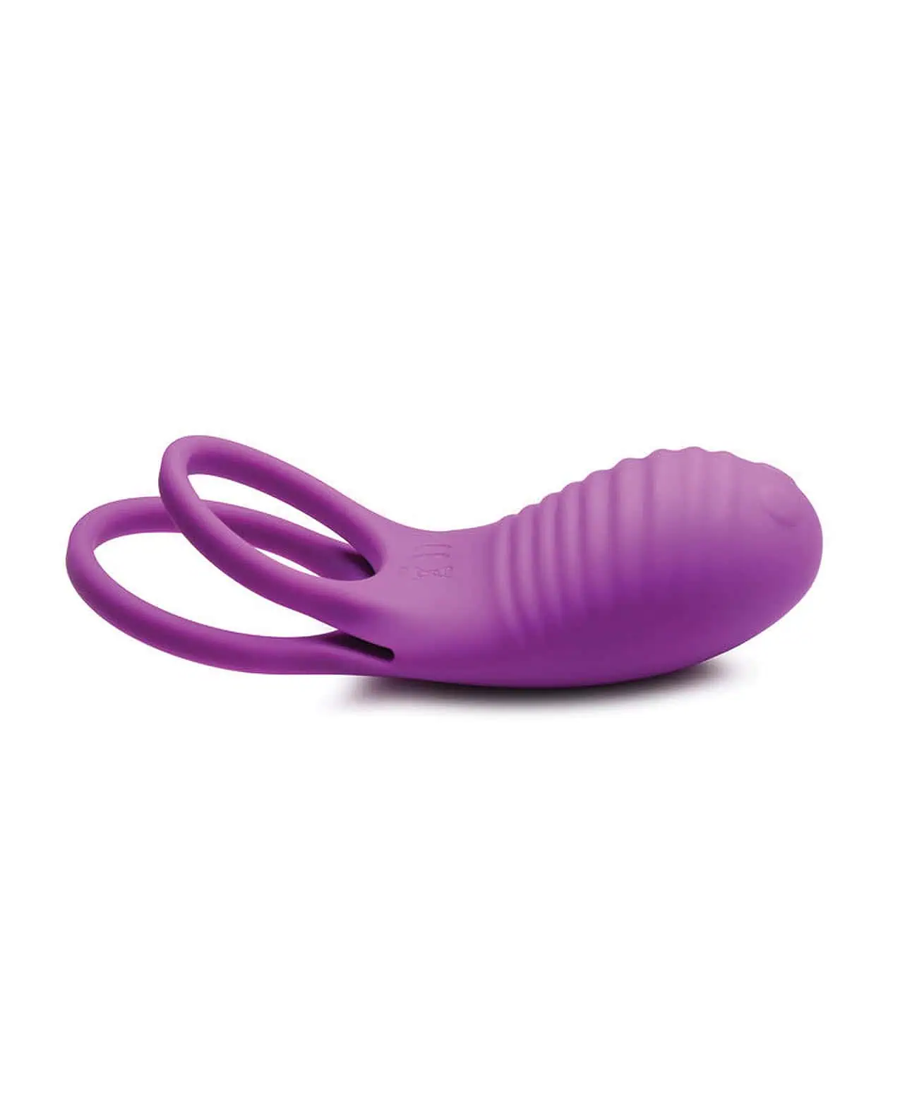 Curve Toys Gossip Love Loops 10X Silicone Cock Ring w/Remote - Violet - Image 3