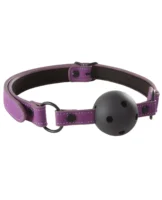 Lust Bondage Ball Gag - Purple - Image 2