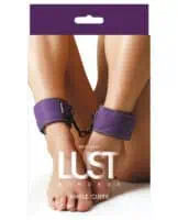 Lust Bondage Ankle Cuffs - Purple - Image 3
