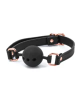 Bondage Couture Ball Gag - Black - Image 2