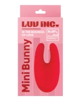 Luv Inc. U -Shape Mini Bunny - Red - Image 1