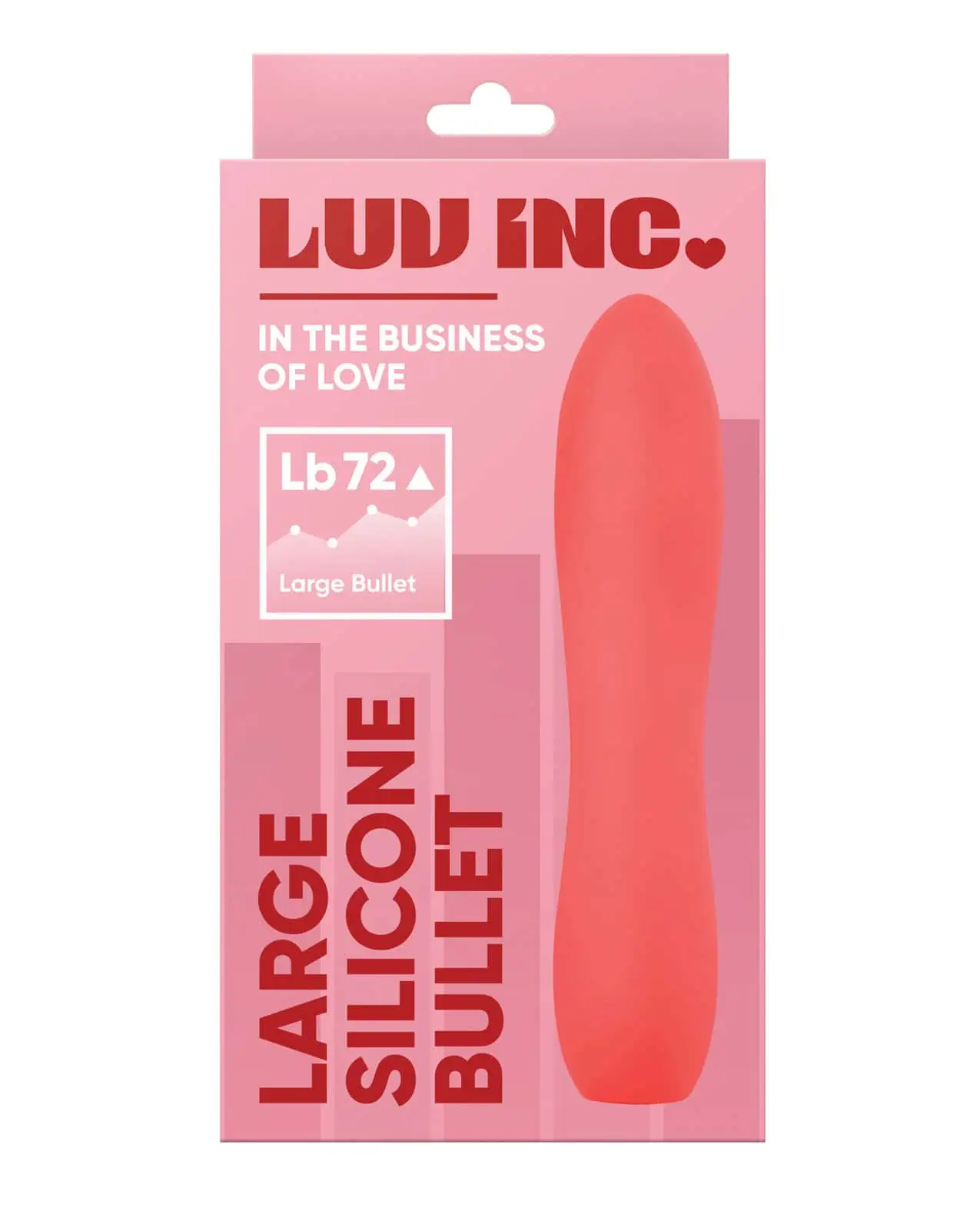 Luv Inc. Large Silicone Bullet - Coral - Featured Image