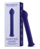 Femme Funn Diamond Wand - Dark Purple - Image 1