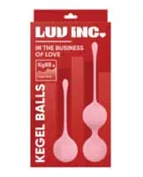 Luv Inc. Silicone Kegel Ball Set - Light Pink - Image 1
