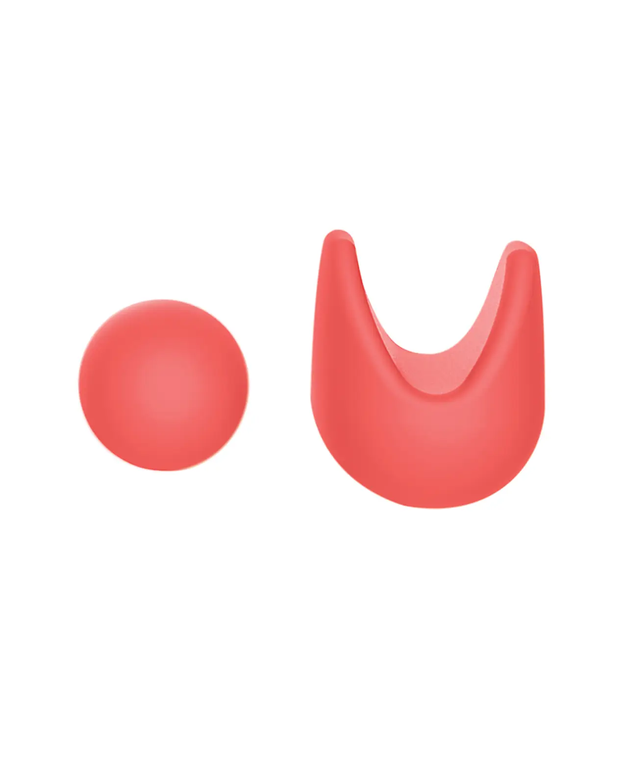 Luv Inc. Orgasm Pen w/Three Attachments - Coral - Image 4