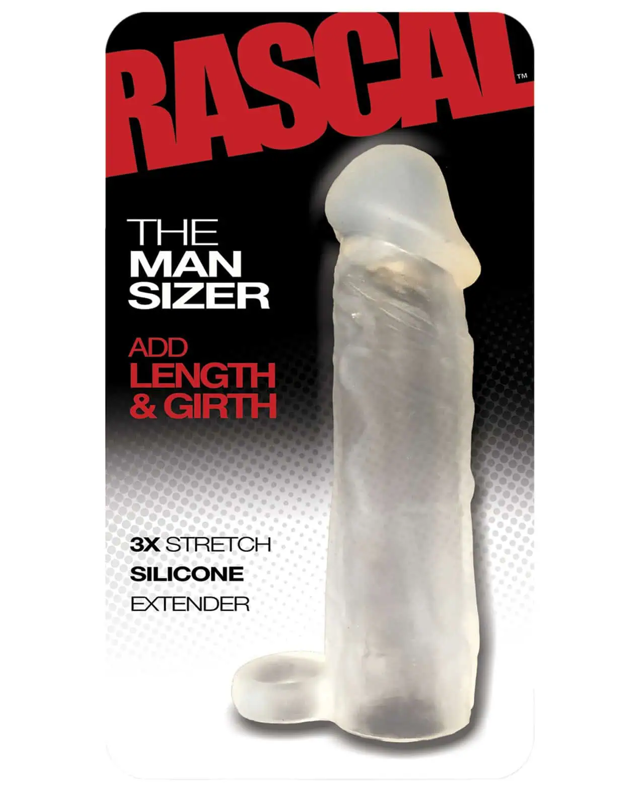 Boneyard The Man Sizer 3X Stretch Silicone Extender - Clear - Image 3