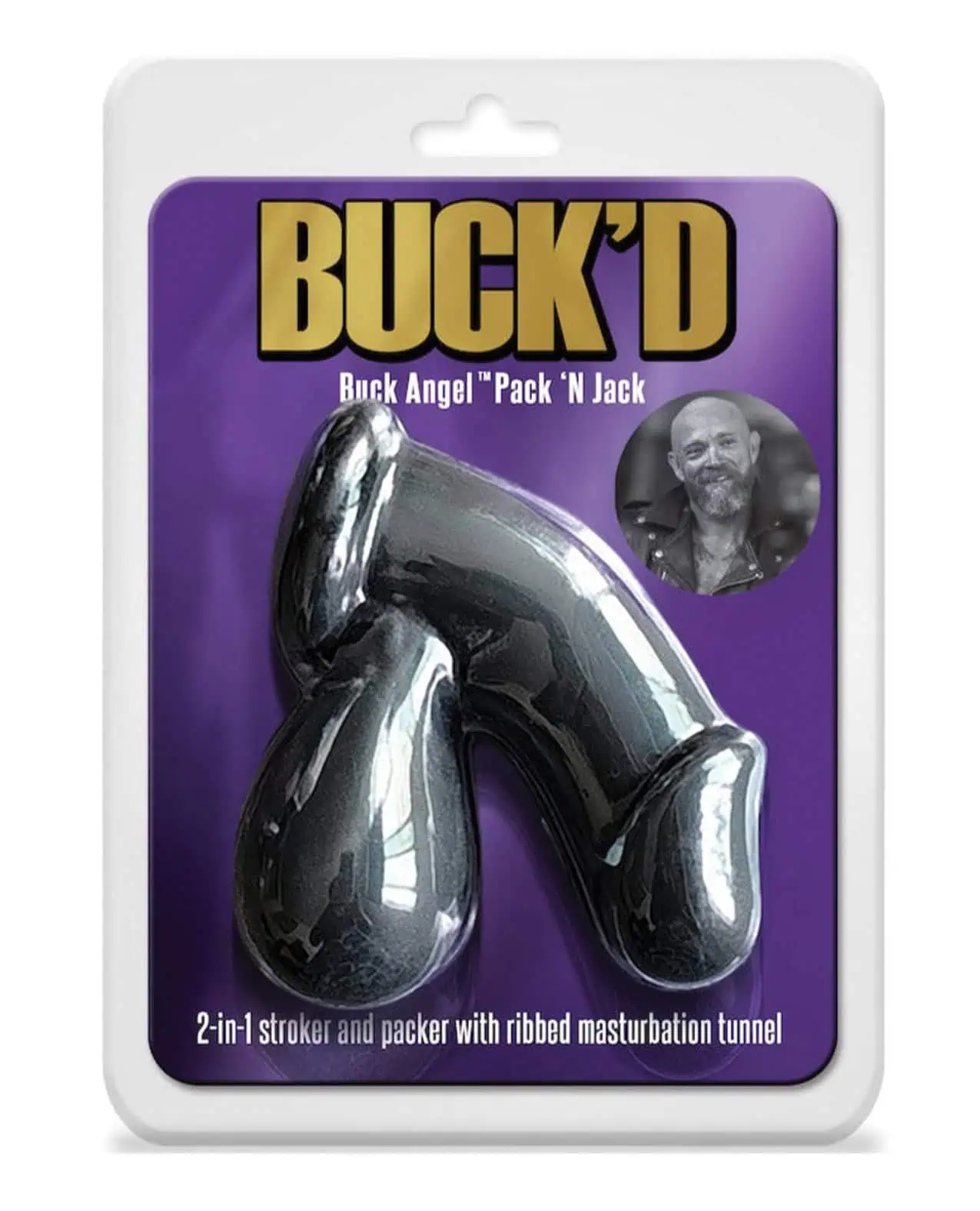 Buck'd Buck Angel Pack N Jack - Black - Featured Image