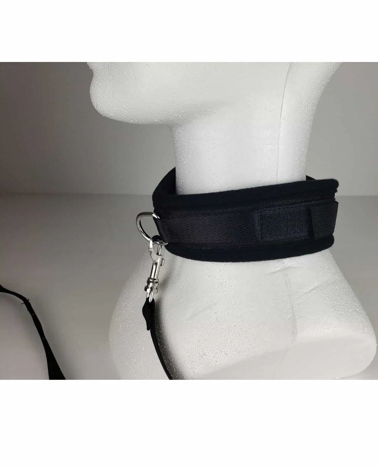 Spartacus Collar & Leash - Neoprene Black - Image 3