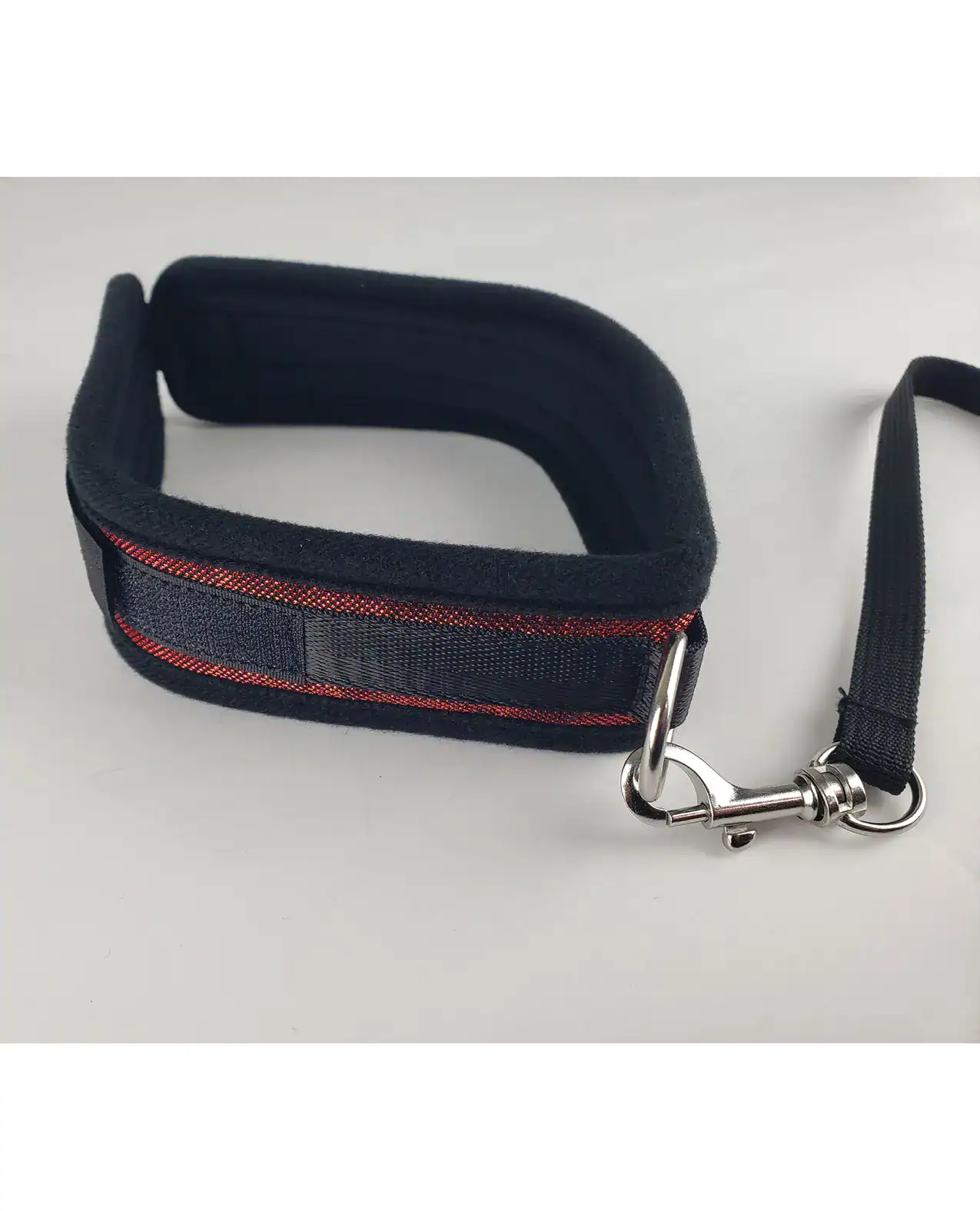 Spartacus Collar & Leash - Neoprene Red - Image 2