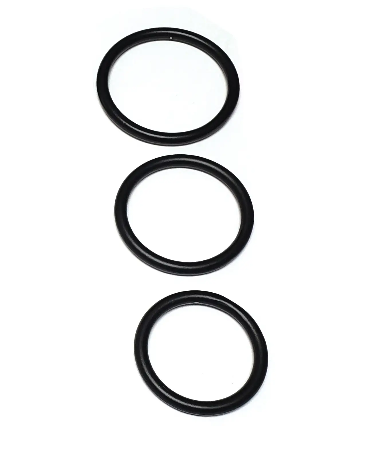 Spartacus Seamless Stainless Steel C-Ring - Black Pack of 3 - Image 2