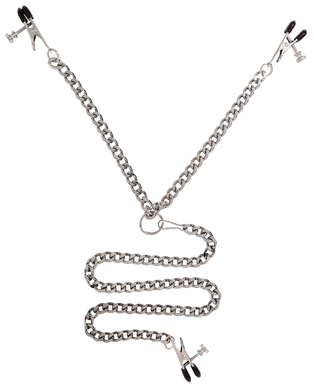 Spartacus Y-Style Broad Tip Nipple Clamps & Clit Clamp - Image 4
