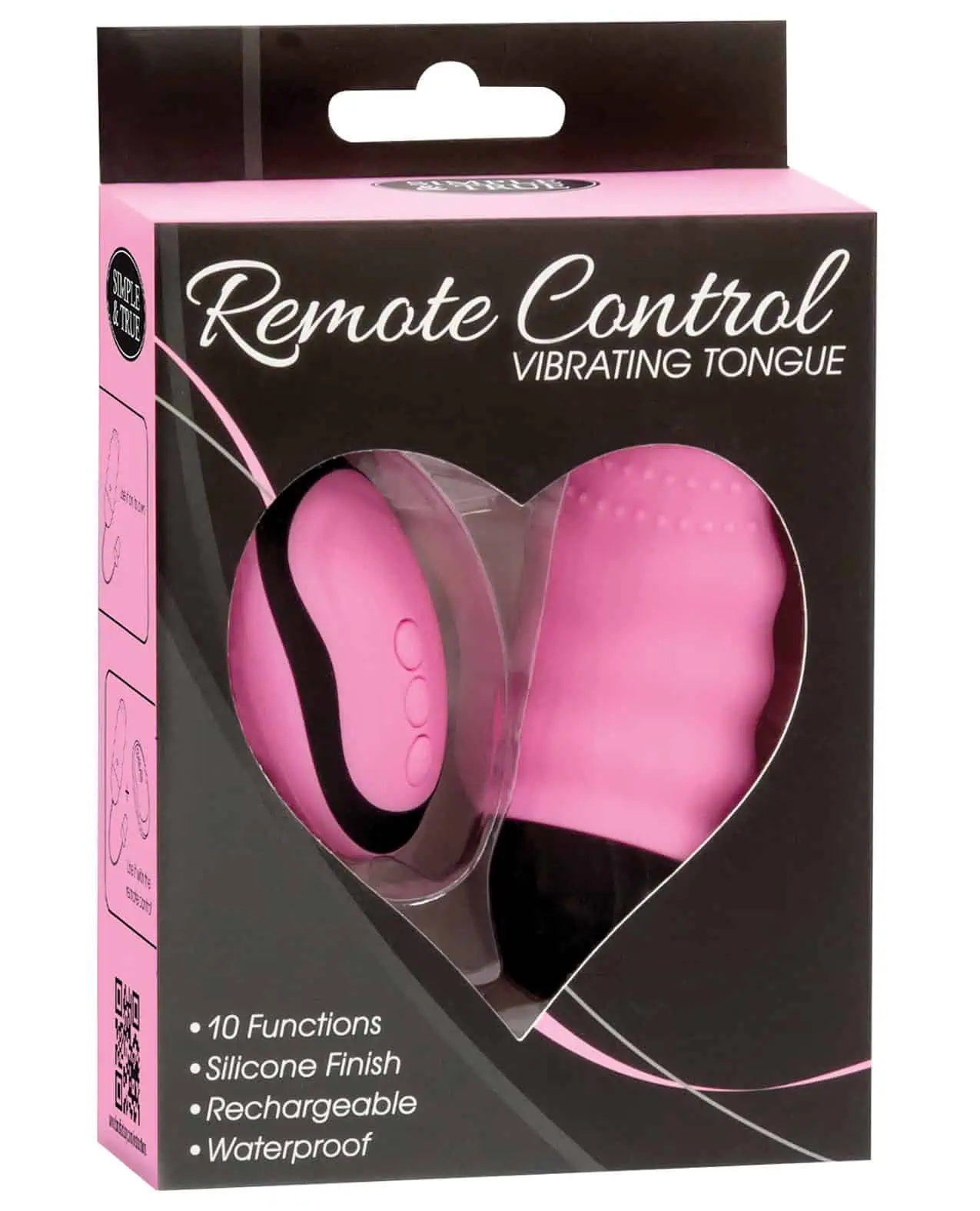 Powerbullet Remote Control Vibrating Tongue - Pink - Image 3