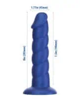 Addiction Fantasy Unicorn Dong 8 Blue - Image 6