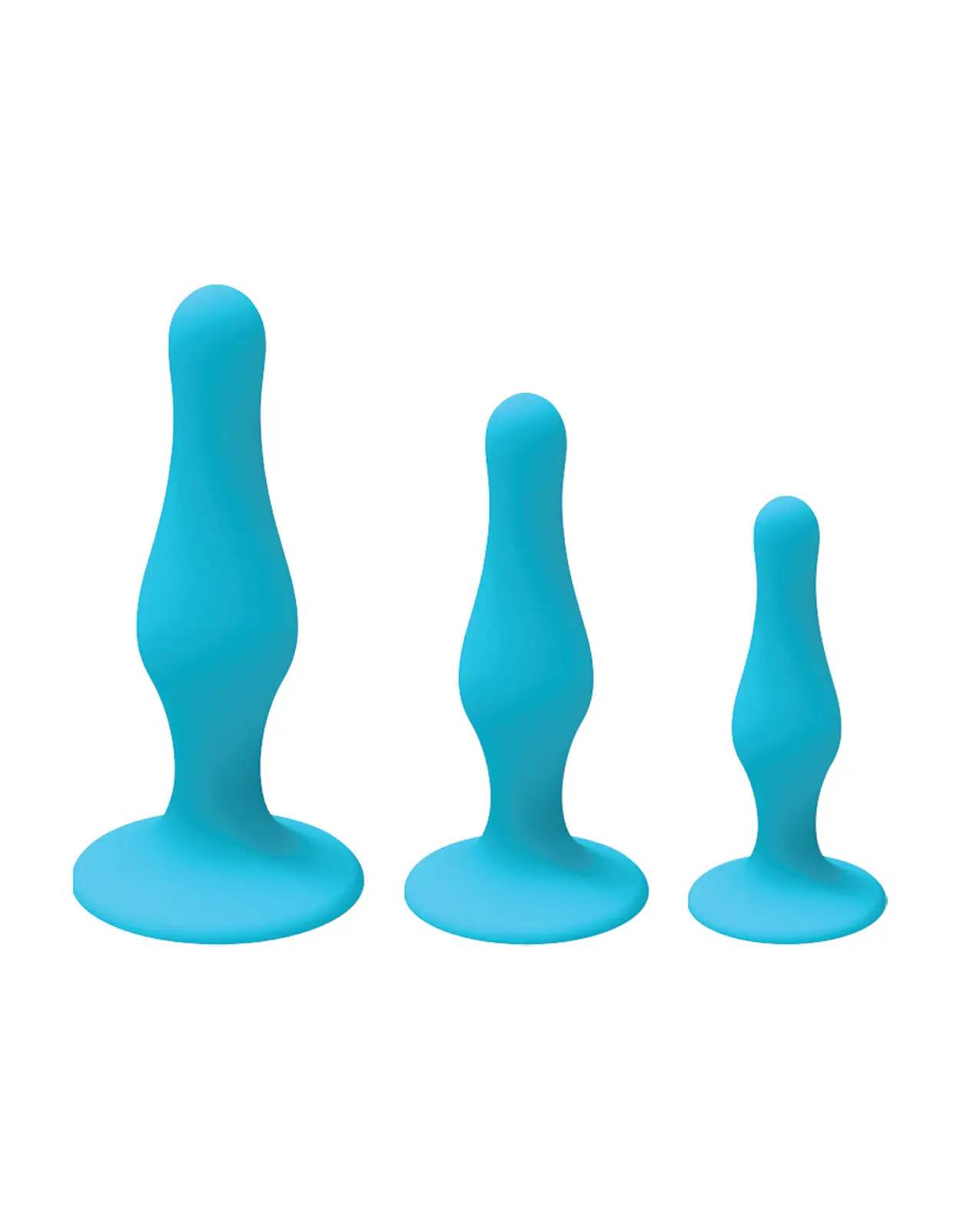 Nobu Rainbow Silicone Plug Set - Blue - Image 2