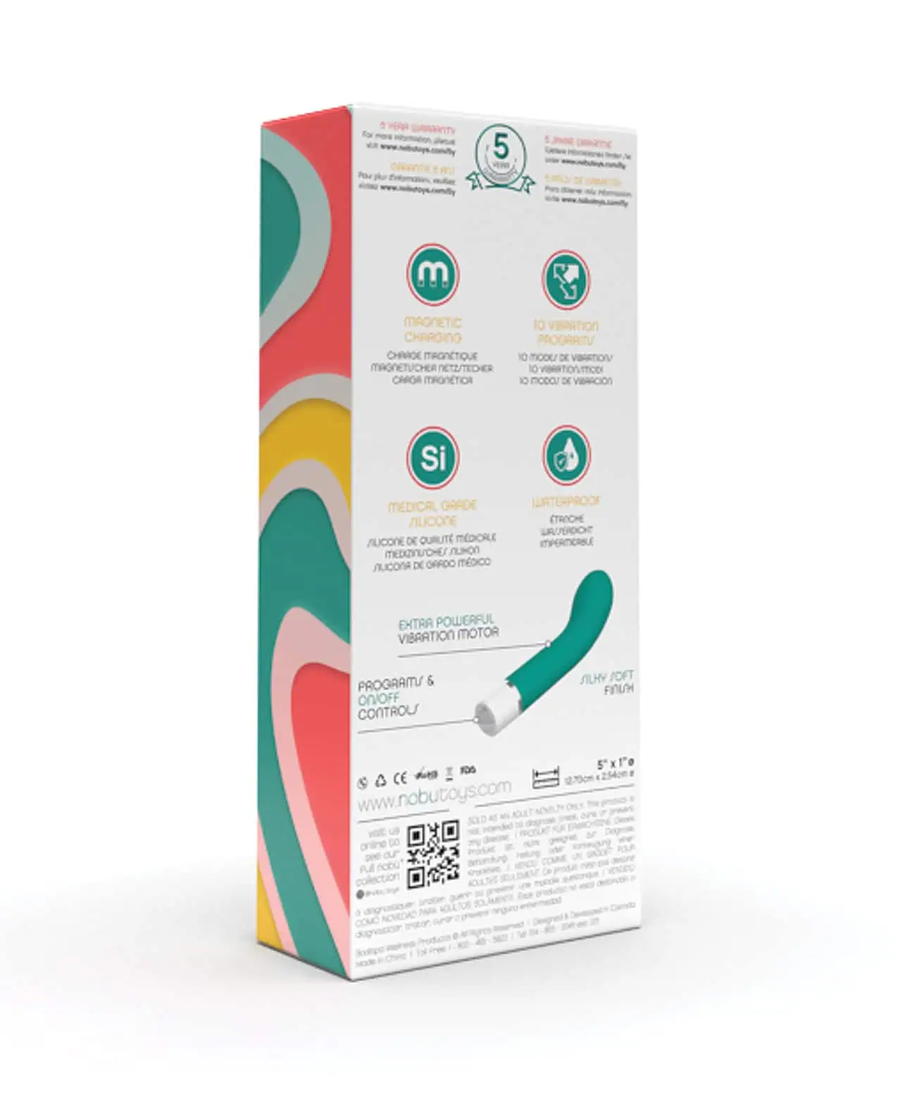 Nobu Mini Saul G-Spot Bullet - Teal - Image 4