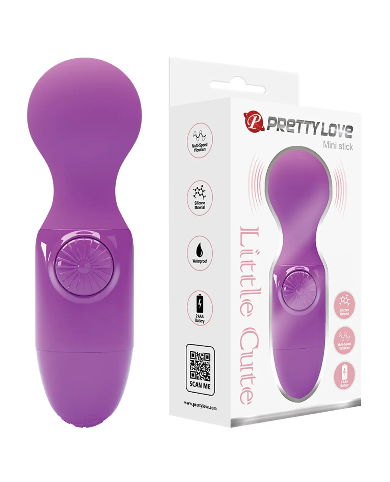 Pretty Love Little Cute Mini Stick - Purple - Featured Image