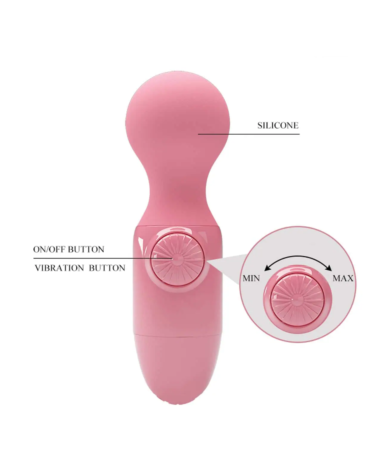 Pretty Love Little Cute Mini Stick - Hot Pink - Image 4