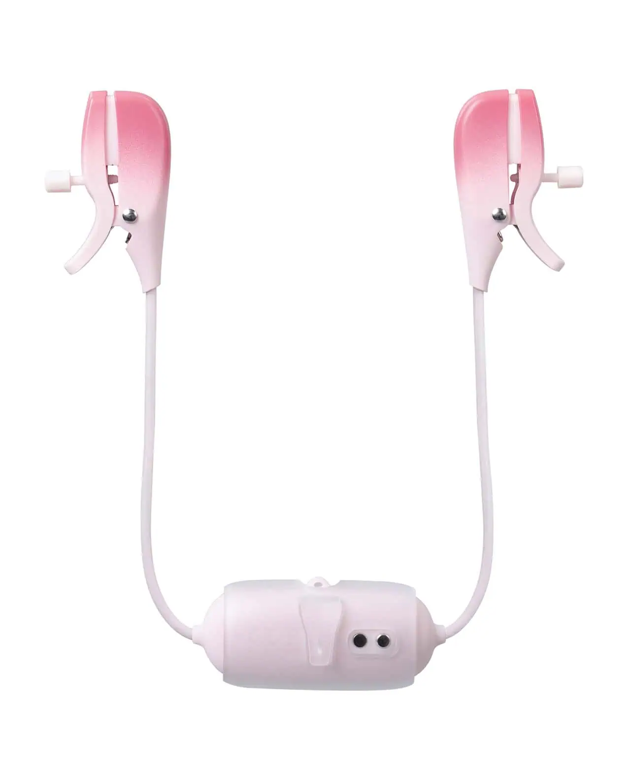 Lovense Gemini Vibrating Nipple Clamps - Pink - Image 3