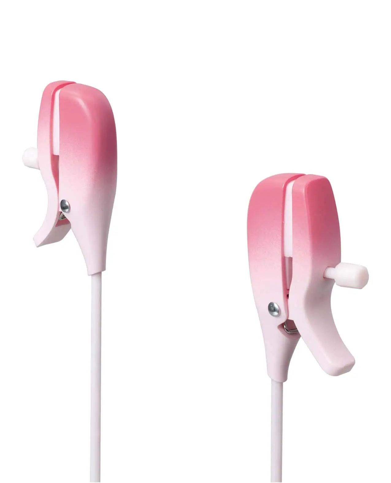 Lovense Gemini Vibrating Nipple Clamps - Pink - Image 4