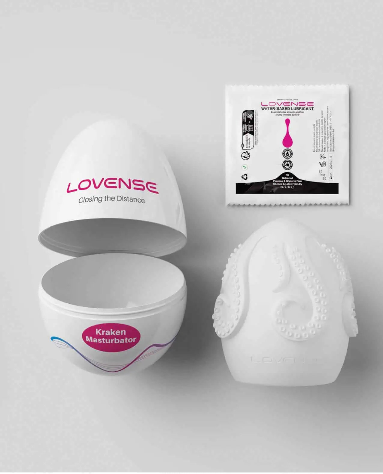 Lovense Kraken  Egg 6-Pack - White - Image 4