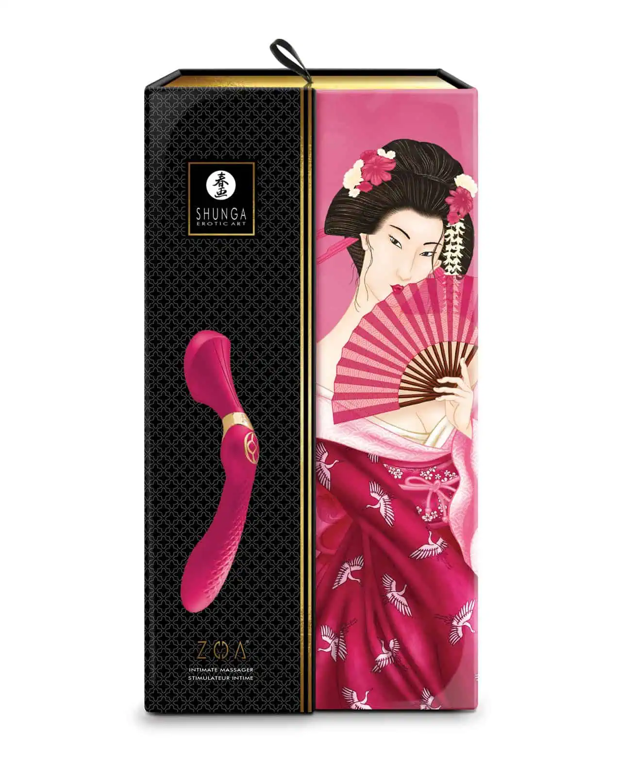 Shunga Zoa Intimate Massager - Raspberry - Image 3