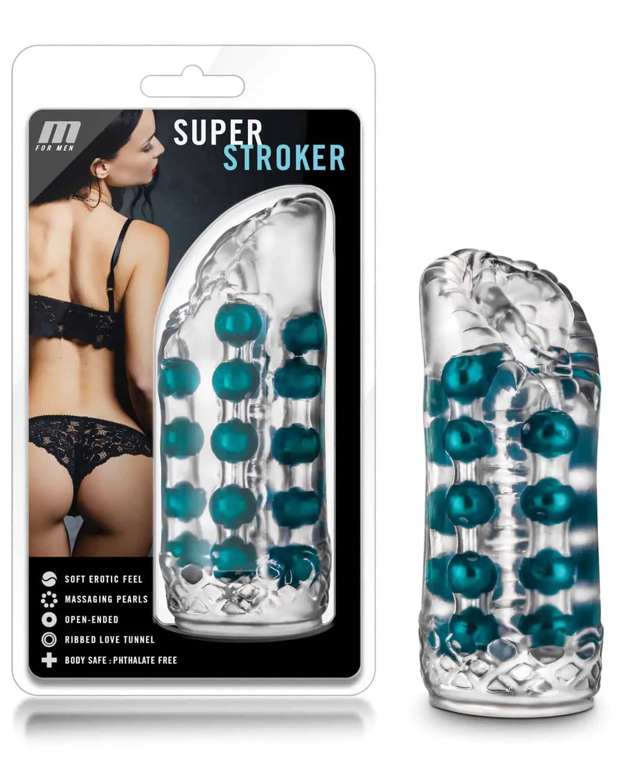 Blush M for Men Super Stroker - Clear - Image 3
