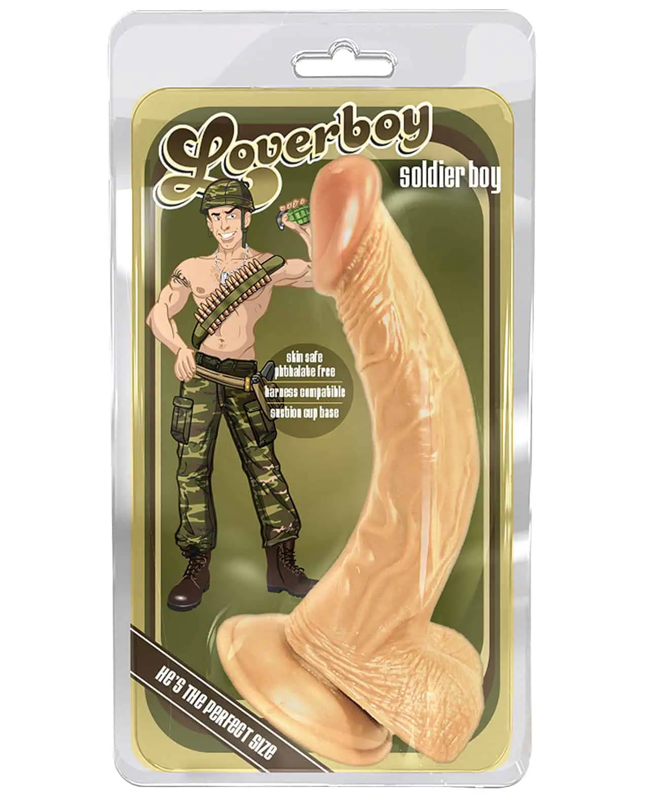 Blush Loverboy The Soldier Boy w/Suction Cup - Flesh - Image 3