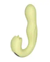 Joi Rotating Head G-Spot Vibrator & Clit Licker - Yellow - Image 1
