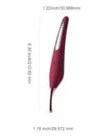 Ms. Honey Pinpoint Clit Vibrator & Nipple Stimulator - Red Wine - Image 4