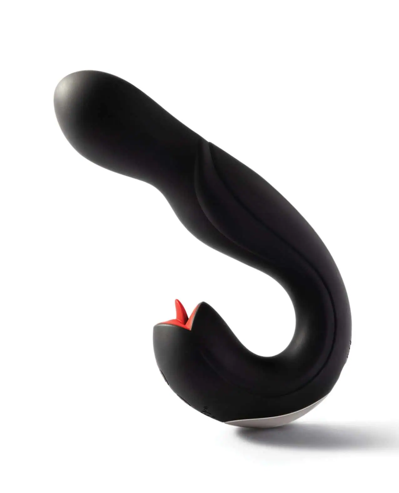 Joi Pro Rotating Head G-Spot Vibrator & Clit Licker w/Remote - Black - Image 2