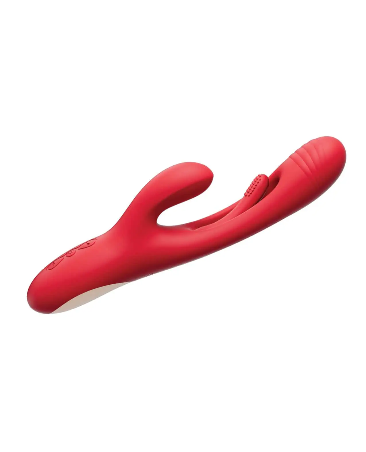 Bora-Rabbit Tapping G-spot Vibrator - Red - Image 2
