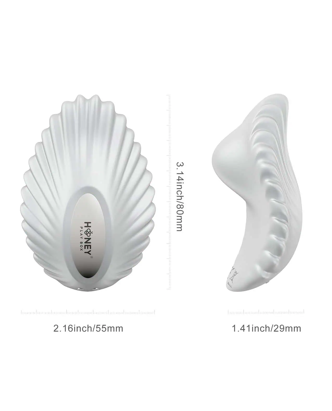 Pearl App-Controlled Magnetic Panty Vibrator - White - Image 4