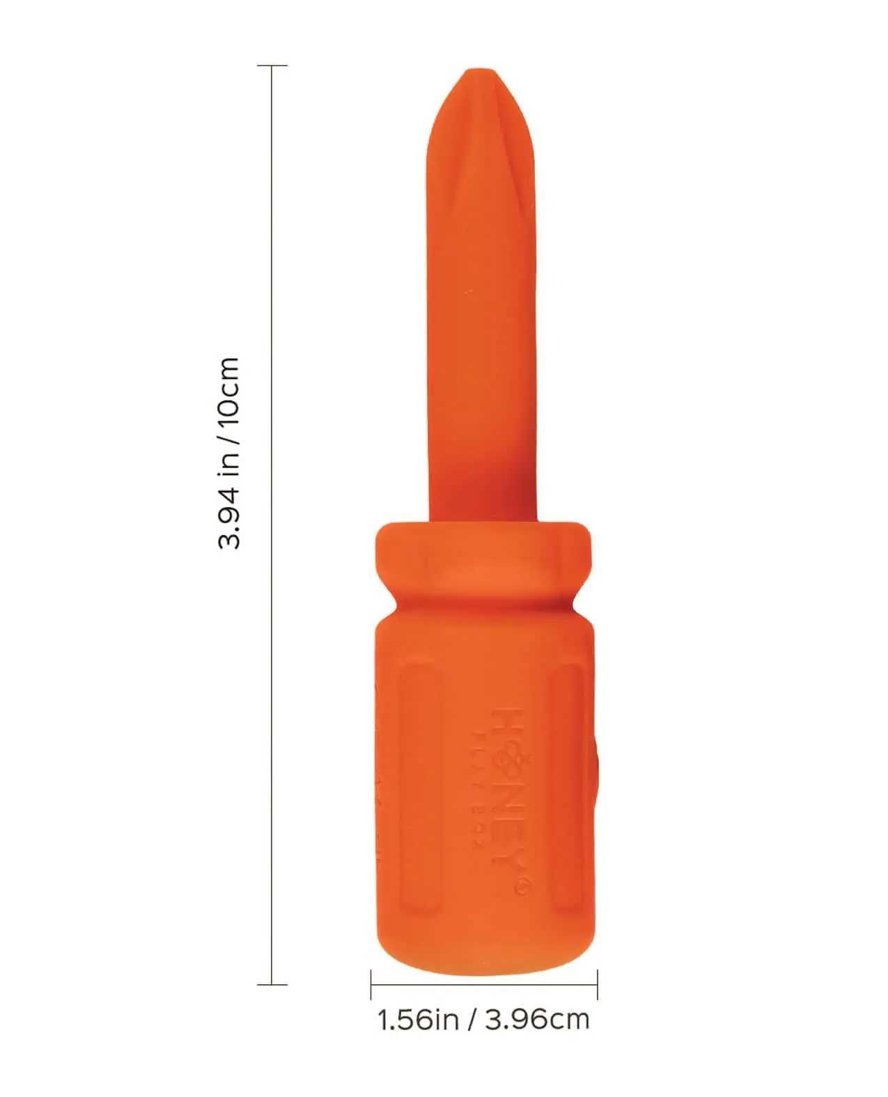 Sensation Spike the Screwdriver Vibrator - Orange - Image 3