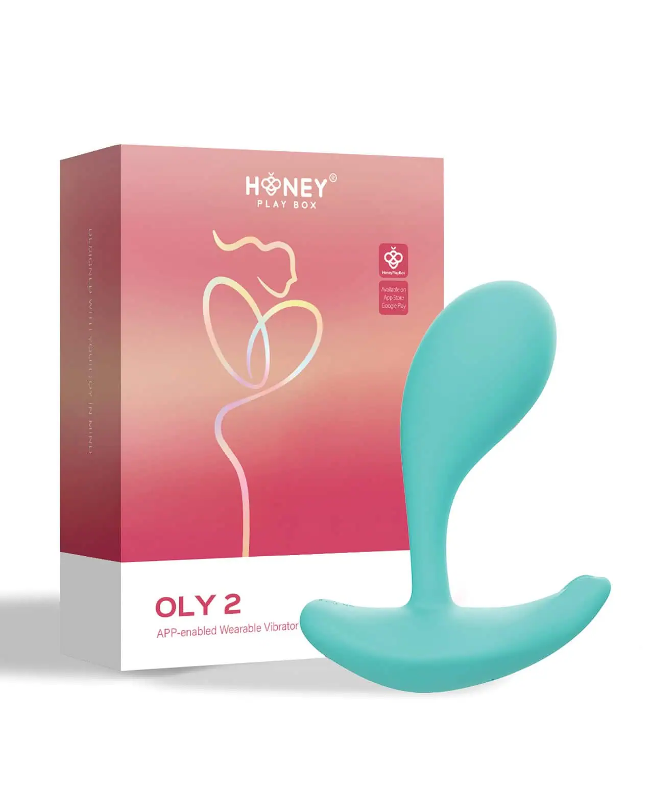 Oly 2 Pressure Sensing App-Enabled Wearable Clit & G Spot Vibrator - Blue - Image 3
