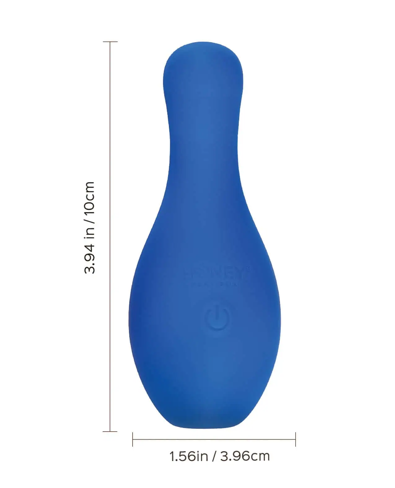 Striker the Bowling Pin Vibrator - Blue - Image 2