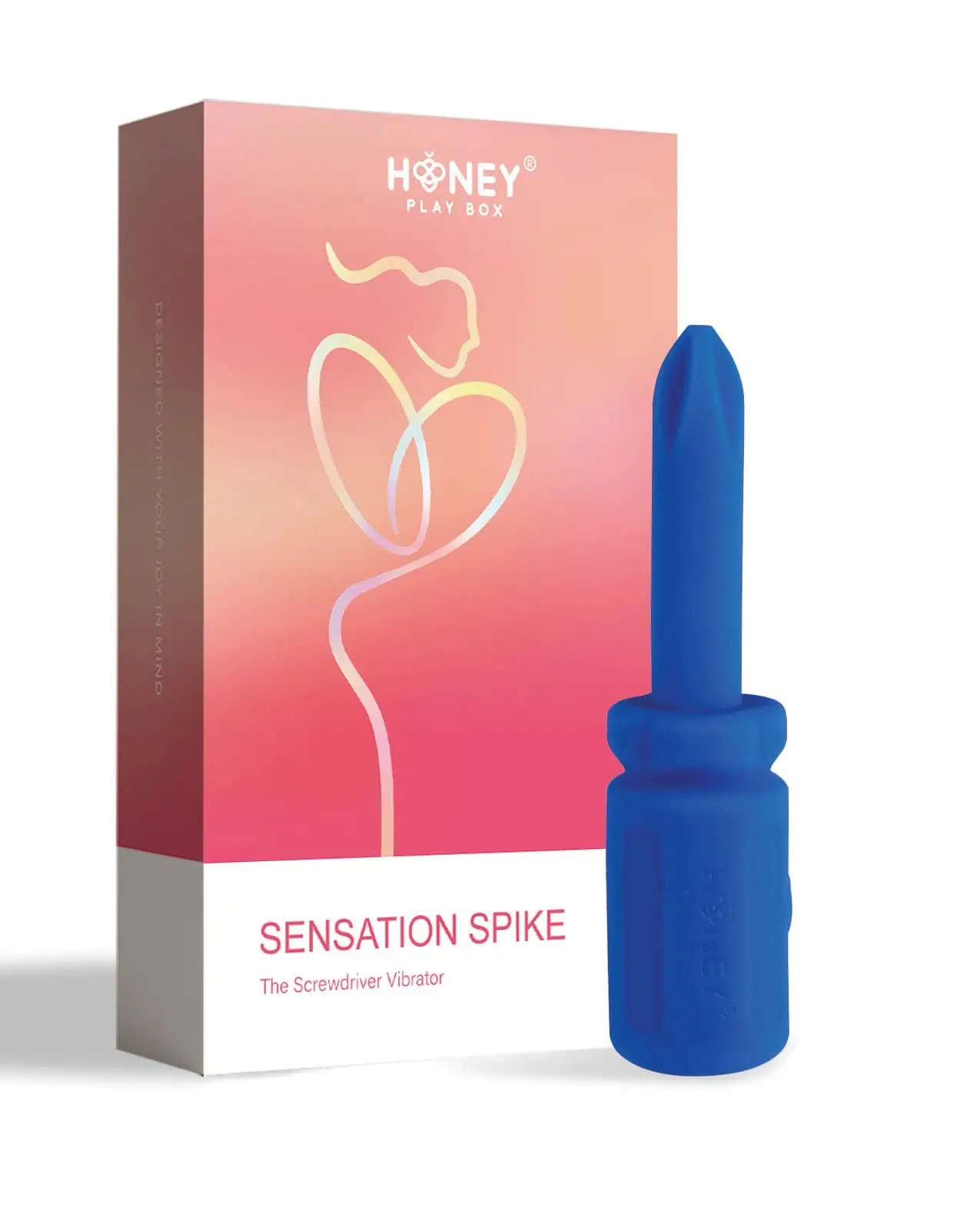 Sensation Spike the Screwdriver Vibrator - Blue - Image 4