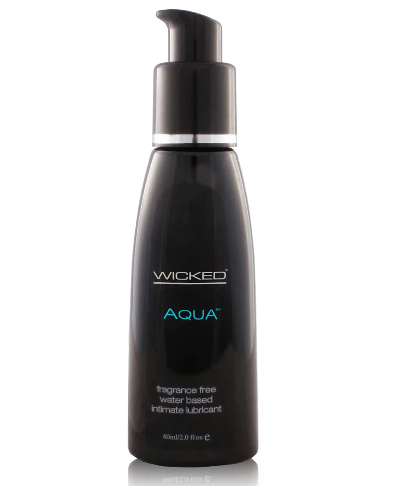 Wicked Sensual Care Aqua Water Based Lubricant - 2 oz Fragrance Free - Image 2