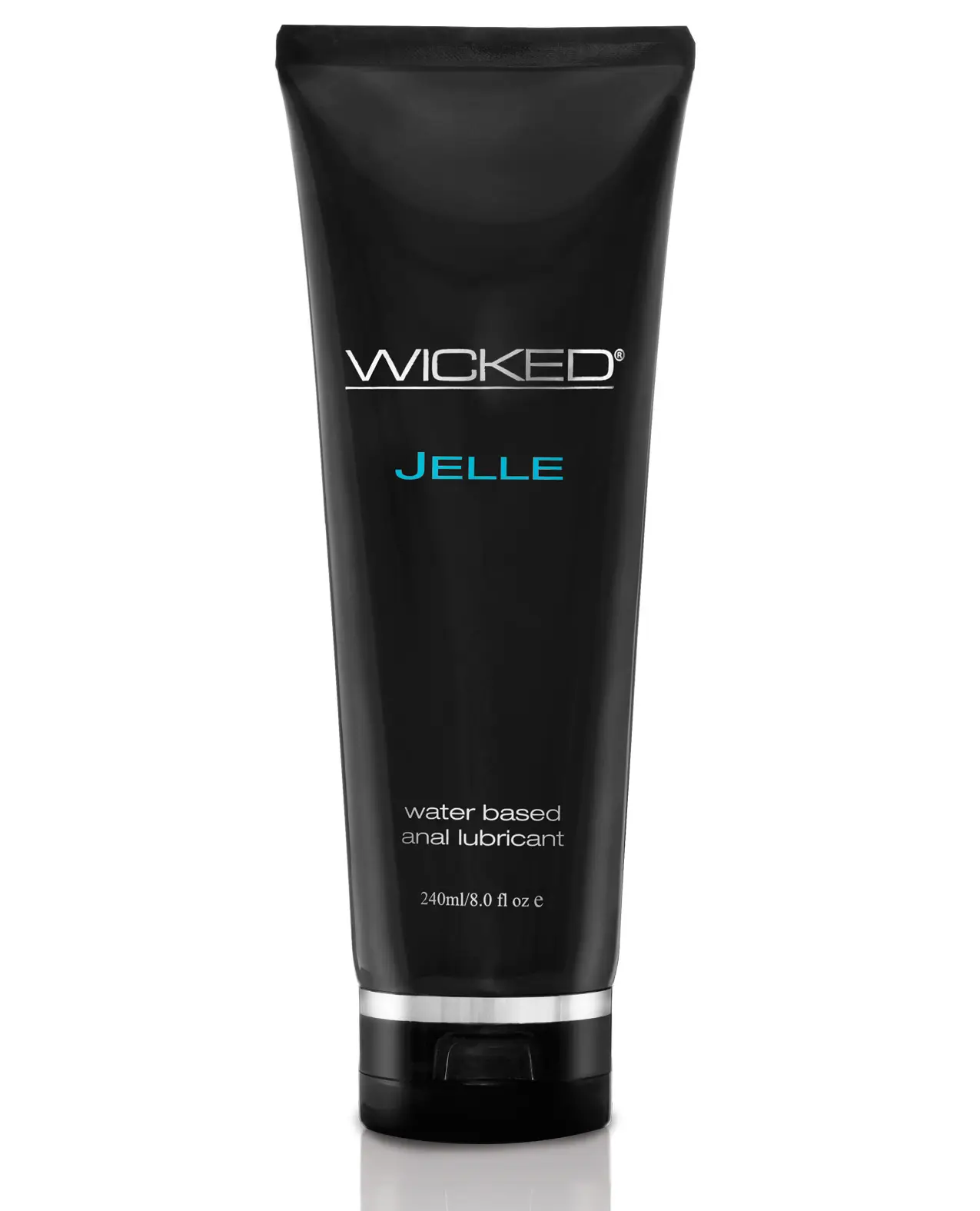 Wicked Sensual Care Jelle Water Based Anal Lubricant - 8 oz Fragrance Free - Image 2