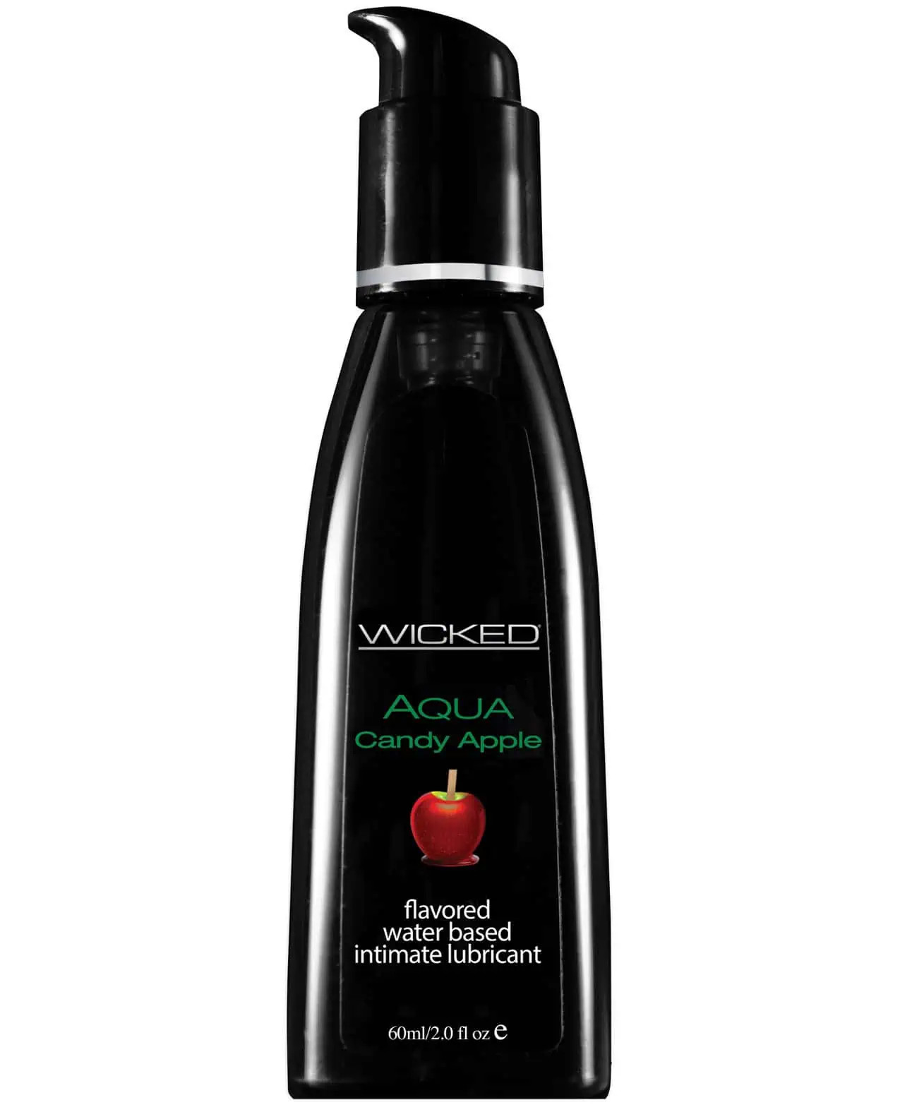 Wicked Sensual Care Aqua Water Based Lubricant - 2 oz Candy Apple - Image 2